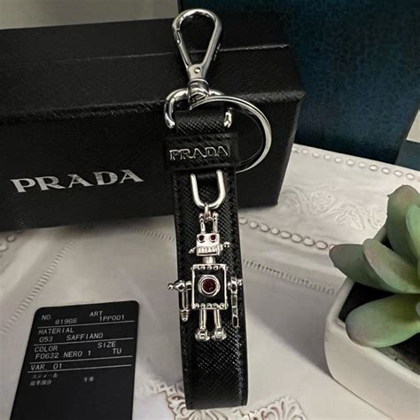 monkey bag charm prada|Black Soft Robot Re.